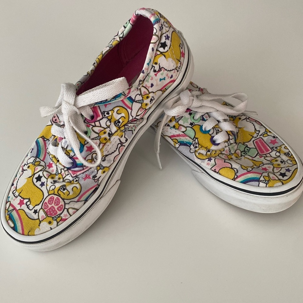 Girls Vans Authentic Corgi Shoes